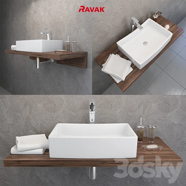 Sink RAVAK | Formy 3DModel Sink RAVAK | Formy 3DModel