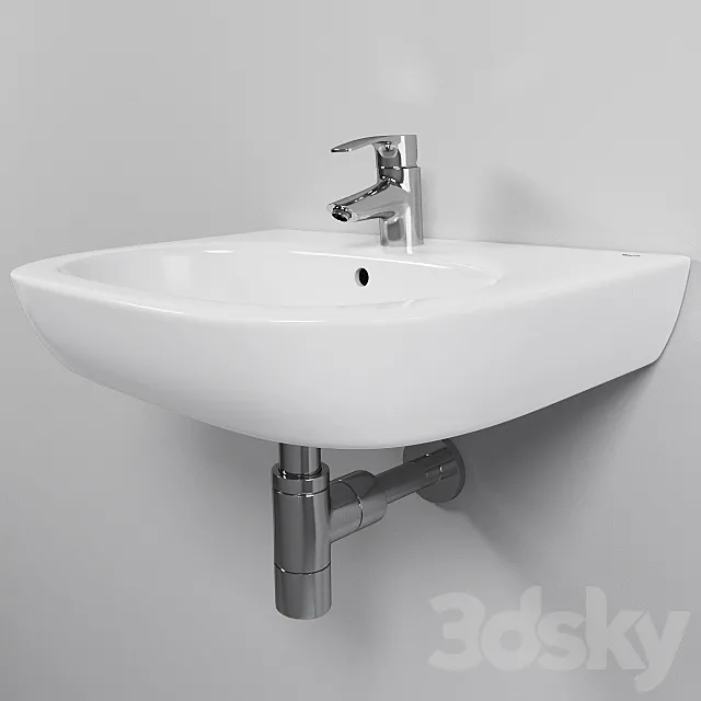 Sink Roca Meridian 3DModel Sink Roca Meridian 3DModel