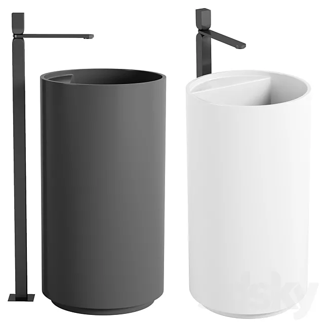 SINK salini armonia TOP 3D Model SINK salini armonia TOP 3D Model