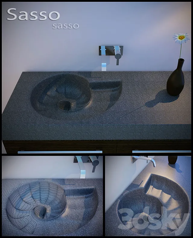 Sink Sasso 3DModel Sink Sasso 3DModel