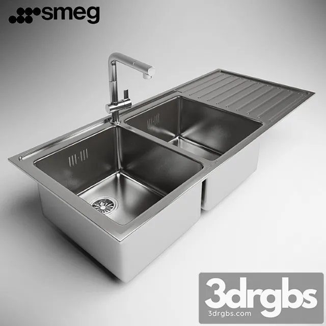Sink Smeg Lm116d 3D Model Download