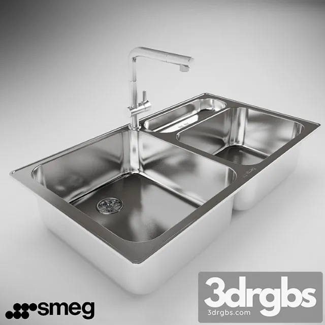 Sink Smeg Lts903 2 3D Model Download