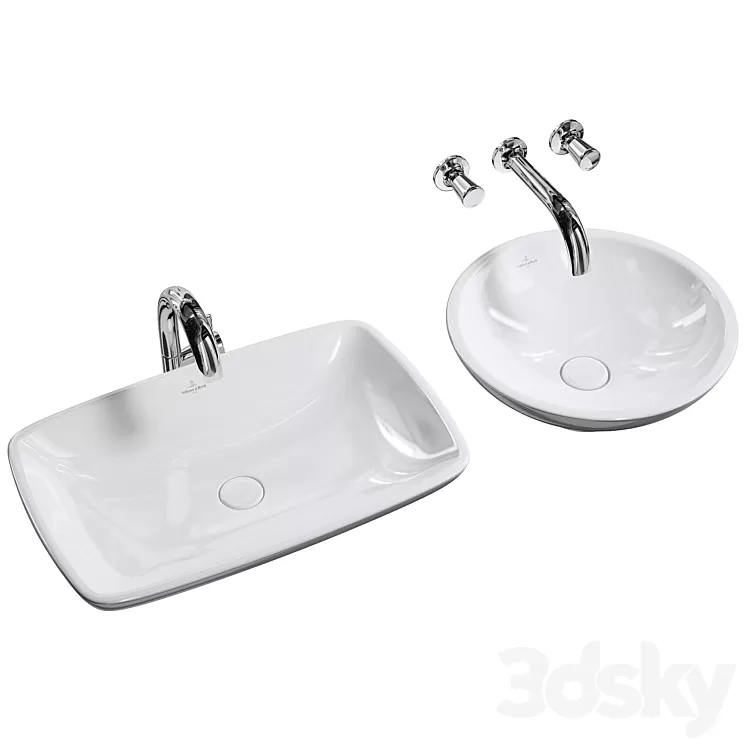 sink villeroy & boch Loop & Friends 3D Model