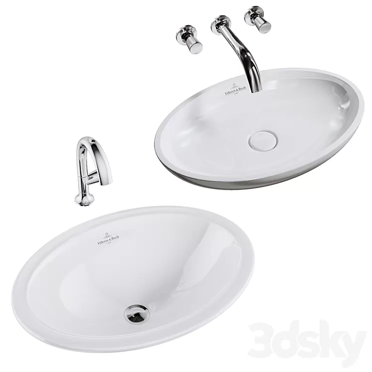 sink villeroy & boch Loop & Friends 3D Model
