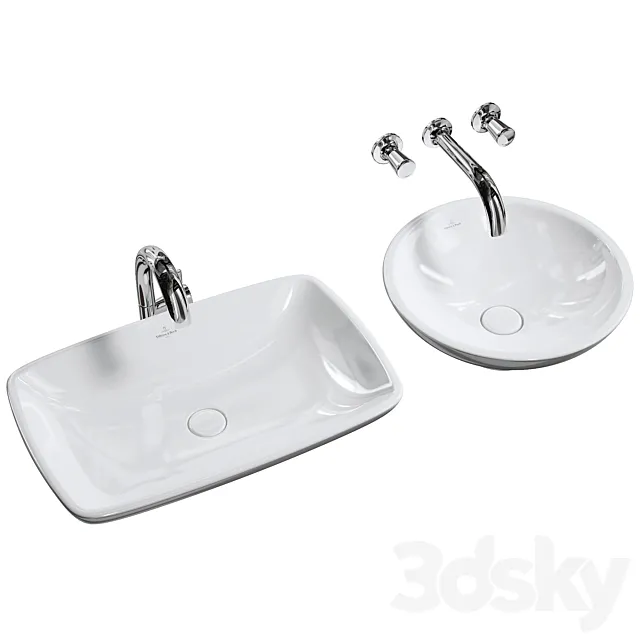 sink villeroy & boch Loop & Friends 3DModel