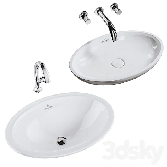 sink villeroy & boch Loop & Friends 3DModel sink villeroy & boch Loop & Friends 3DModel