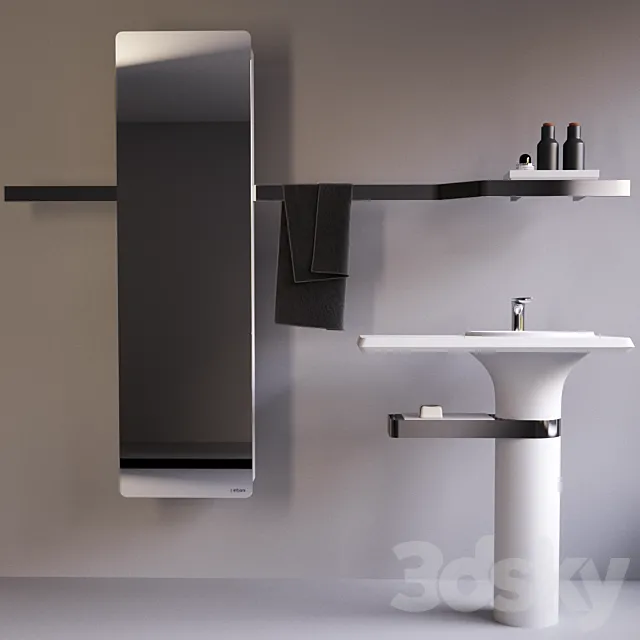 Sink VS001 INBANI VASE 3D Model Sink VS001 INBANI VASE 3D Model