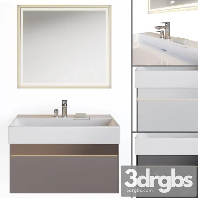 Sink with cabinet logica and mirror tecno, kerama marazzi 2 Sink with cabinet logica and mirror tecno, kerama marazzi 2