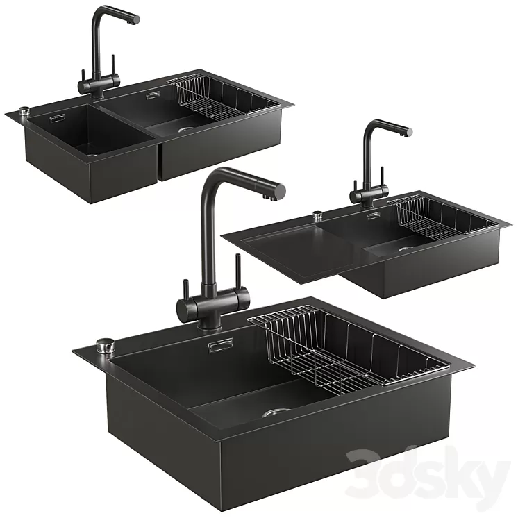 Sink with mixer 3D Model Free Download Sink with mixer 3D Model Free Download