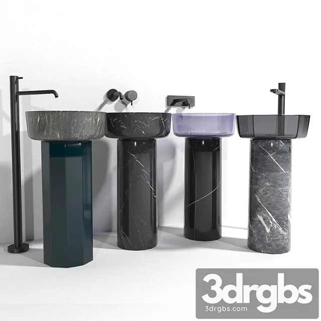 Sinks Opale 1 3D Model Download