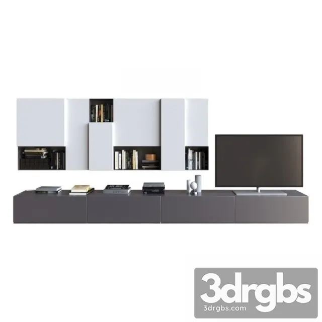 Sintesi TV Wall 2 3D Model Download