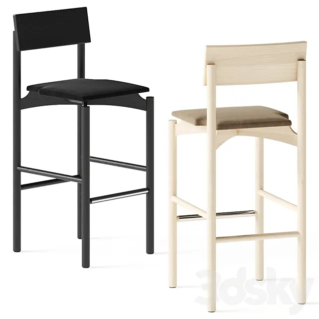 Sipa Spam Bar Chair 3DModel Sipa Spam Bar Chair 3DModel