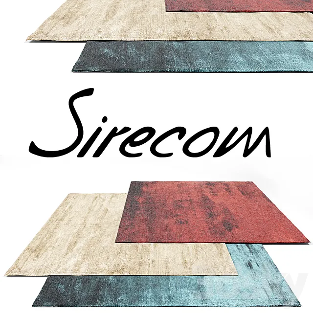 Sirecom Aura Rug Set 2 3D Model Sirecom Aura Rug Set 2 3D Model