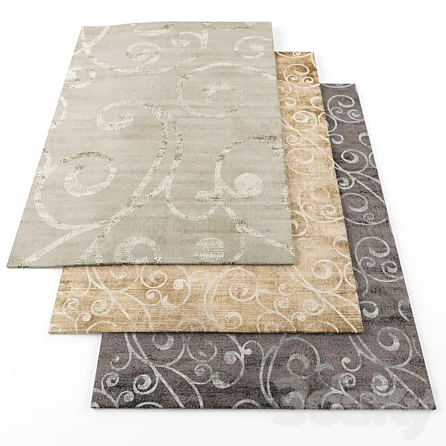 Sirecom glamor rugs 3D Model Sirecom glamor rugs 3D Model