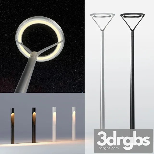 Siteco dl20 louis poulsen flindt bollard 3D Model Download