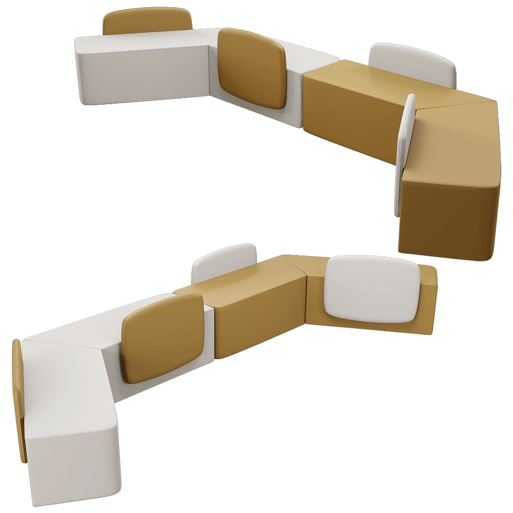 Sitlosophy – Modular seating Mantra 3D Model