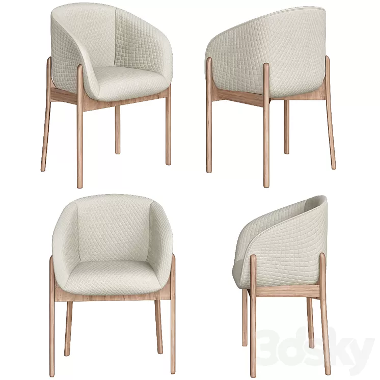 Sits jenny bistro easy chair 3D Model Sits jenny bistro easy chair 3D Model