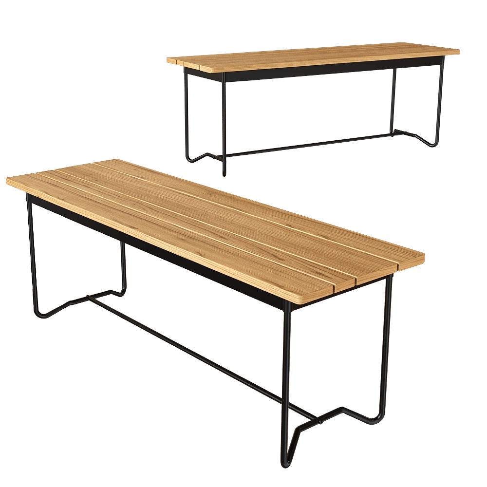 Skargaarden – Bench Grinda 3D Model Skargaarden – Bench Grinda 3D Model