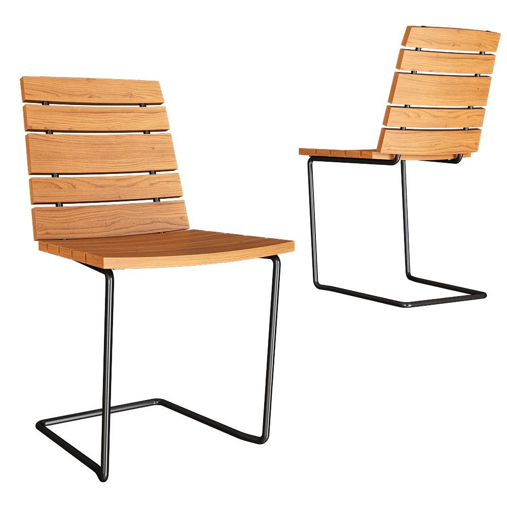 Skargaarden – Chair Grinda teak 3D Model Skargaarden – Chair Grinda teak 3D Model