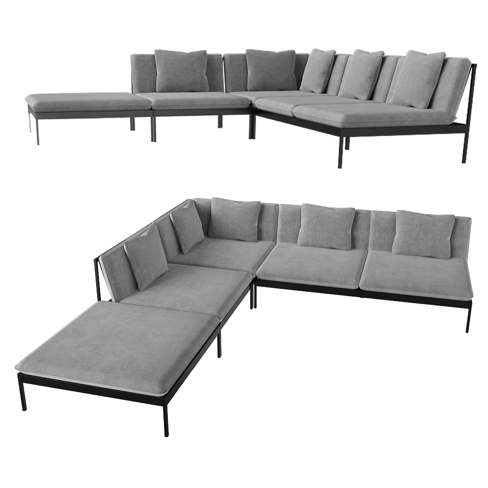 Skargaarden – Outdoor sofa Bonan 3D Model Skargaarden – Outdoor sofa Bonan 3D Model