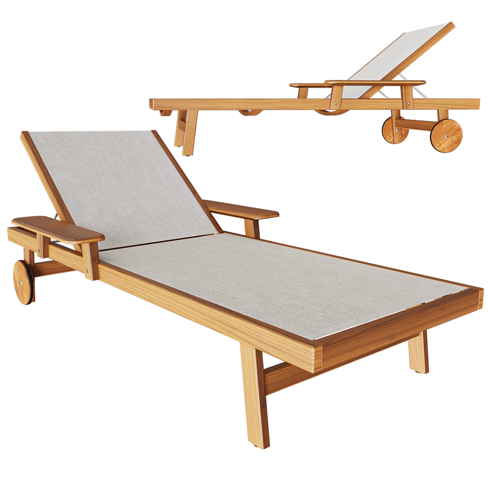 Skargaarden – Sun lounger Djuro 3D Model Skargaarden – Sun lounger Djuro 3D Model