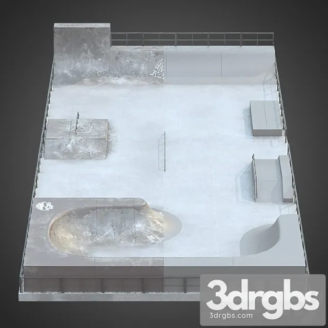 Skate park 2 3D Model Download