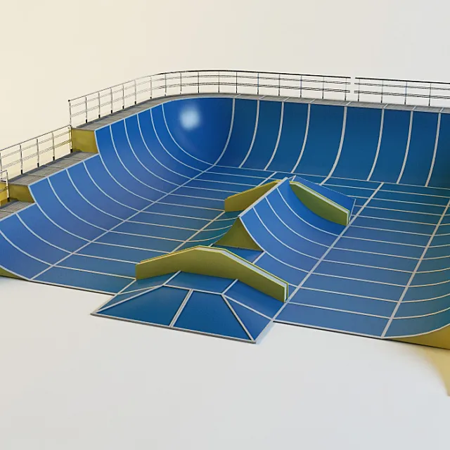 Skate playground 3D Model