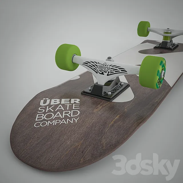 skateboard 3D Model