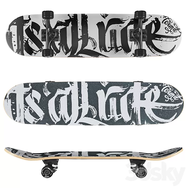 Skateboard Termit 518 3D Model