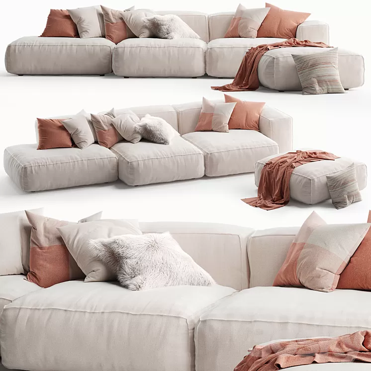 Sketch Miller Chaise 2 3D Model