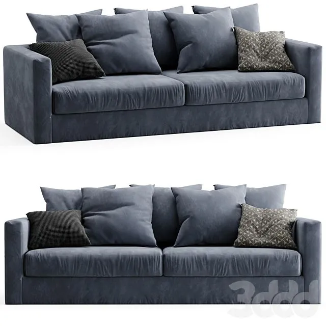 Sketch Sloopy Sofa 3D Model Sketch Sloopy Sofa 3D Model