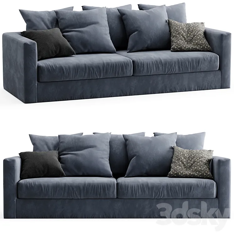 Sketch Sloopy Sofa 3D Model Free Download