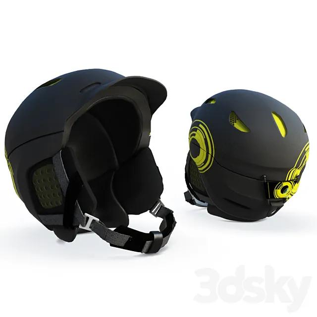 Ski helmet 3D Model
