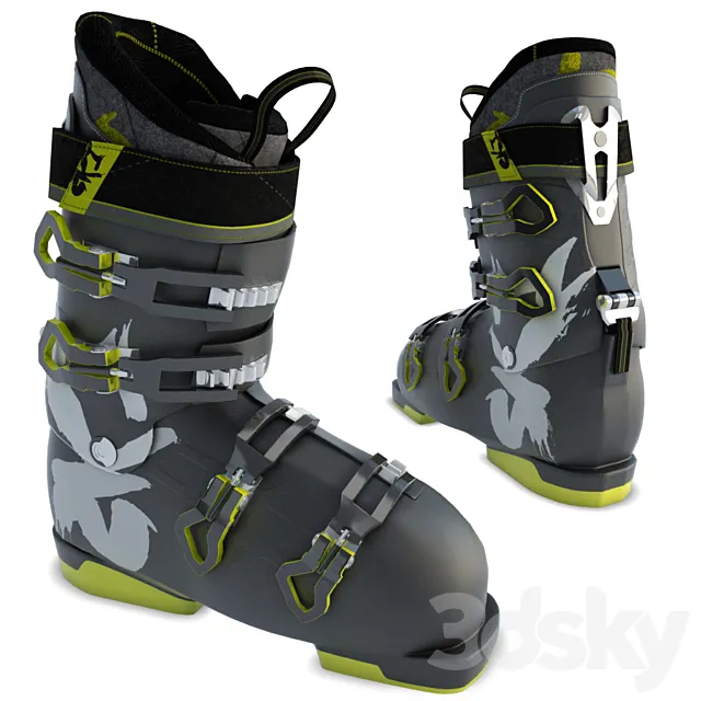 Ski shoes 3D Model
