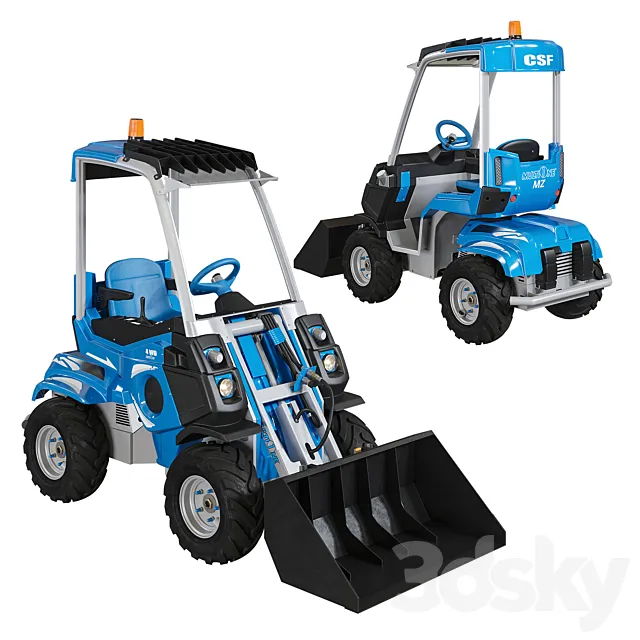 Skid Steer Loader Multione 2.3 3D Model