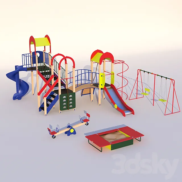 SKIF_town_for_children_part1 3D Model SKIF_town_for_children_part1 3D Model