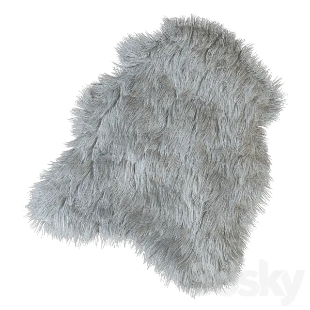 Skin dlinnovorstnaya 3DModel Skin dlinnovorstnaya 3DModel