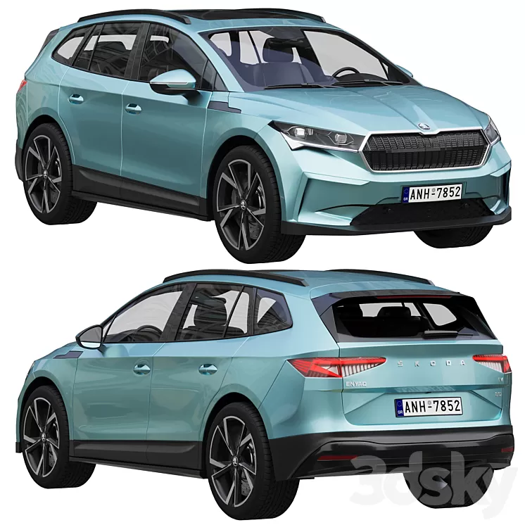 SKODA ENYAQ iV 3D Model