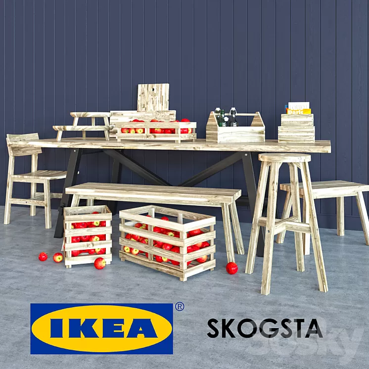 SKOGSTA 3D Model SKOGSTA 3D Model