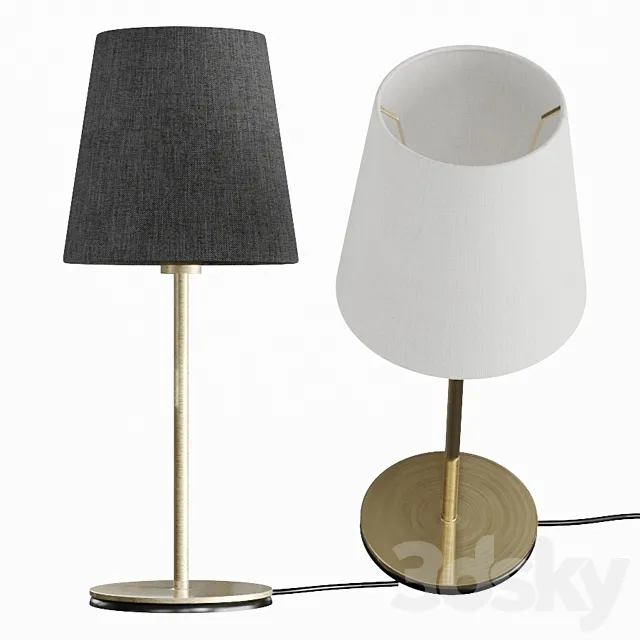 SKOTTORP _ SKAFTET lamp by IKEA 3D Model SKOTTORP _ SKAFTET lamp by IKEA 3D Model
