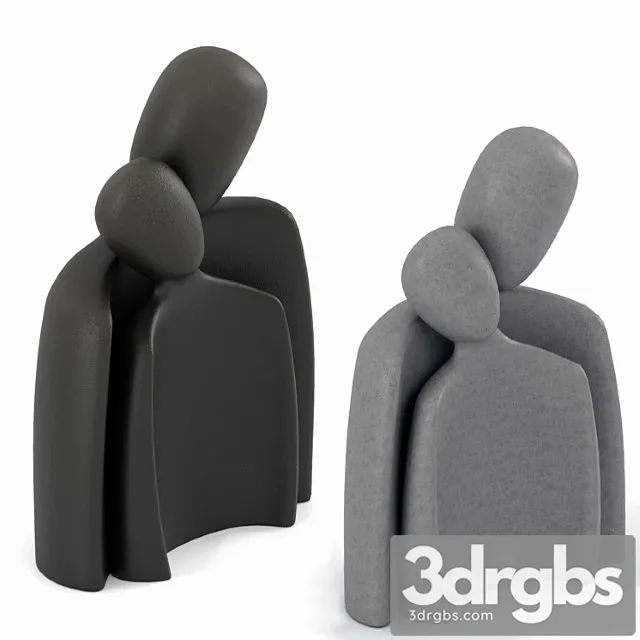 Skulptura Muzhchiny I Zhenshchiny 3D Model Download