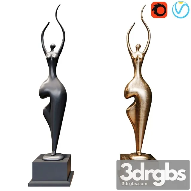 Skulptura Zhenshchina 1 3D Model Download