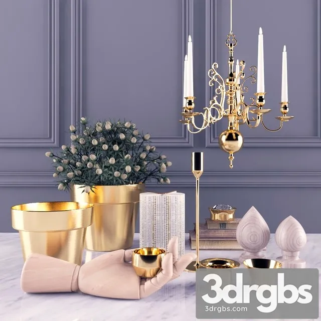 Skultuna Decor Set 3D Model Download Skultuna Decor Set 3D Model Download