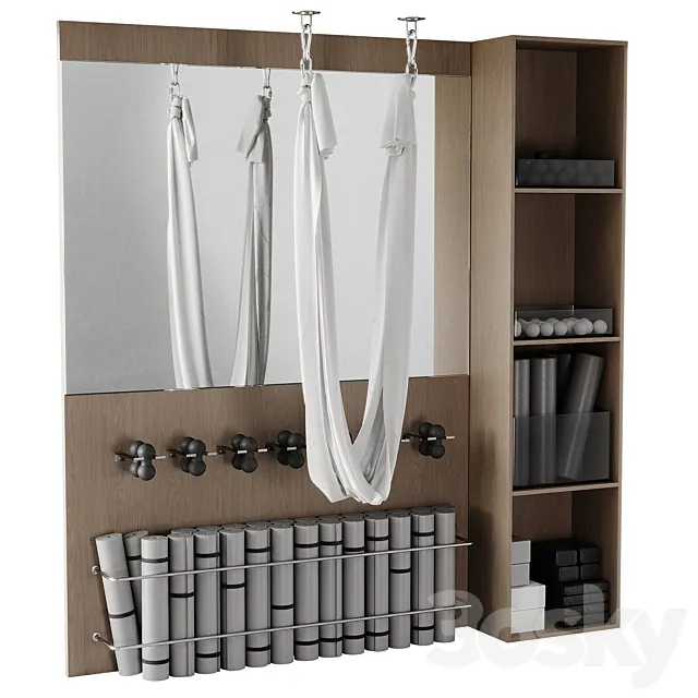 Sky stretching set 02 3D Model