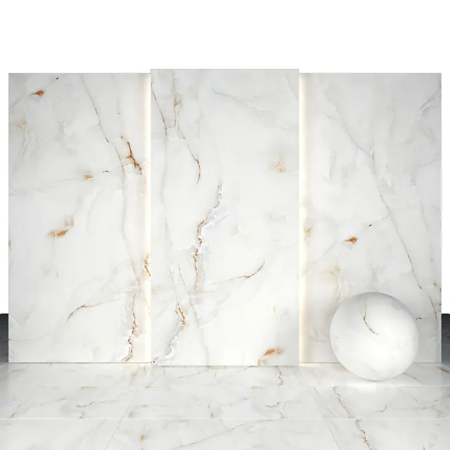 Sky white marble 3D Model