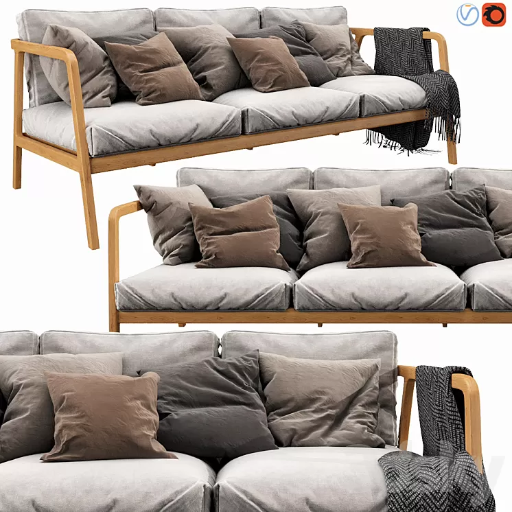 Skyline Flexx 3 Seat 3D Model