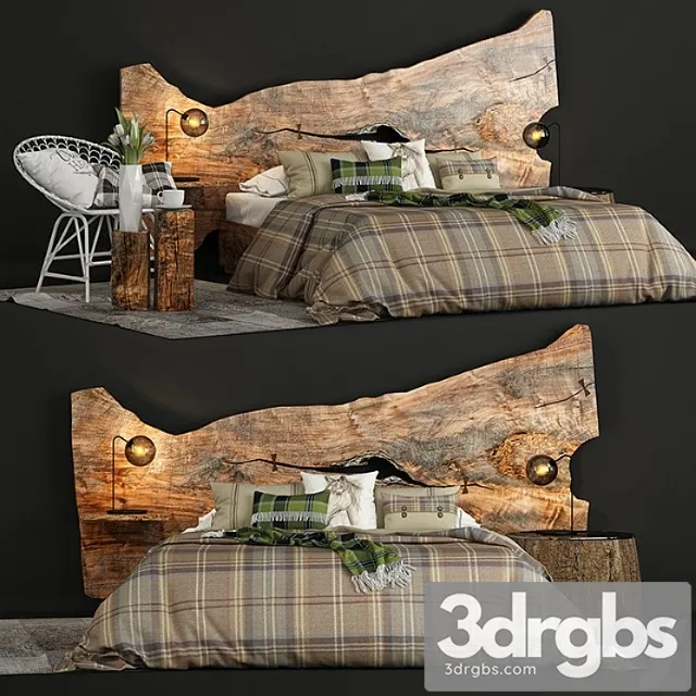 Slab bed 2 3D Model Download