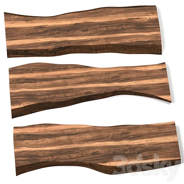 Slabs of wood. 3DModel Slabs of wood. 3DModel
