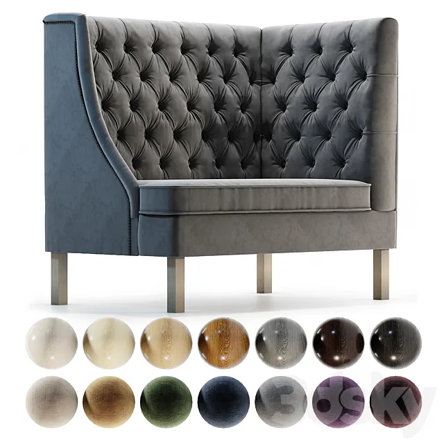 Slager sofa 3D Model Slager sofa 3D Model