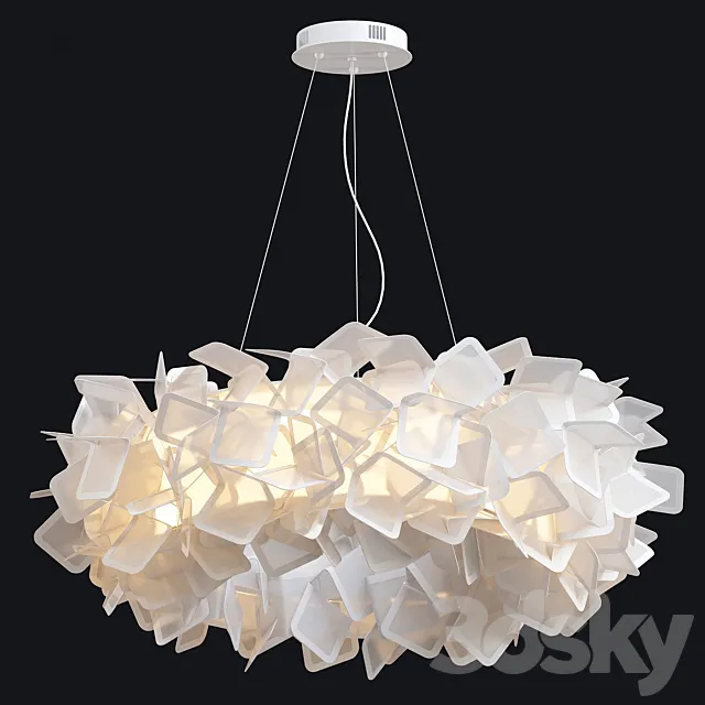 SLAMP Clizia Pendant Light 3D Model SLAMP Clizia Pendant Light 3D Model